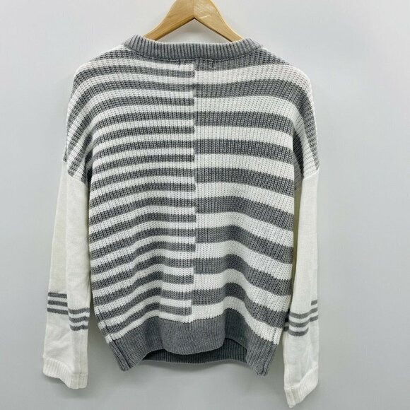 Catherine Malandrino Womens Size Medium Color Block Striped Pullover Sweater - Picture 5 of 8